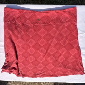 Sherpa Adventure Skirt Size XL Women's Red Pull-On Gear Padma Activewear Granola